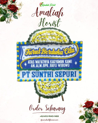 Papan Bunga Duka di Kuaro