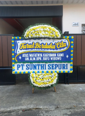 Papan Bunga Duka di Kuaro