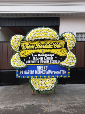 Papan Bunga Duka di Kuaro